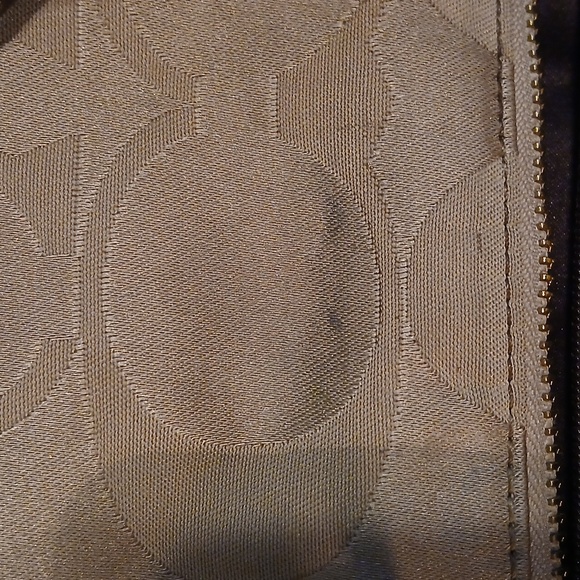 Coach gold poppy signature large bag - Picture 9 of 12